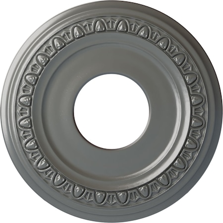 Ekena Millwork Jackson Ceiling Medallion (Fits Canopies up to 7 3/8"), 12 1/4"OD x 4"ID x 1 1/8"P, Silver CM12JASLS